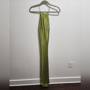 Zara Long Green Dress